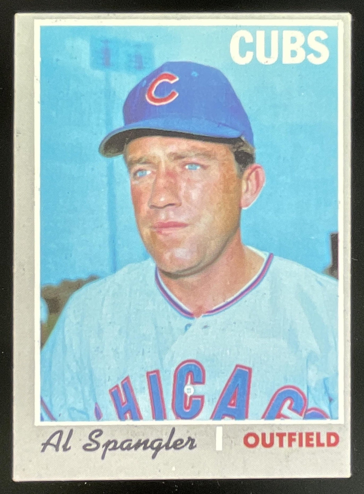 1970 Topps #714 Al Spangler product image 1, provided for visual reference and product detail review