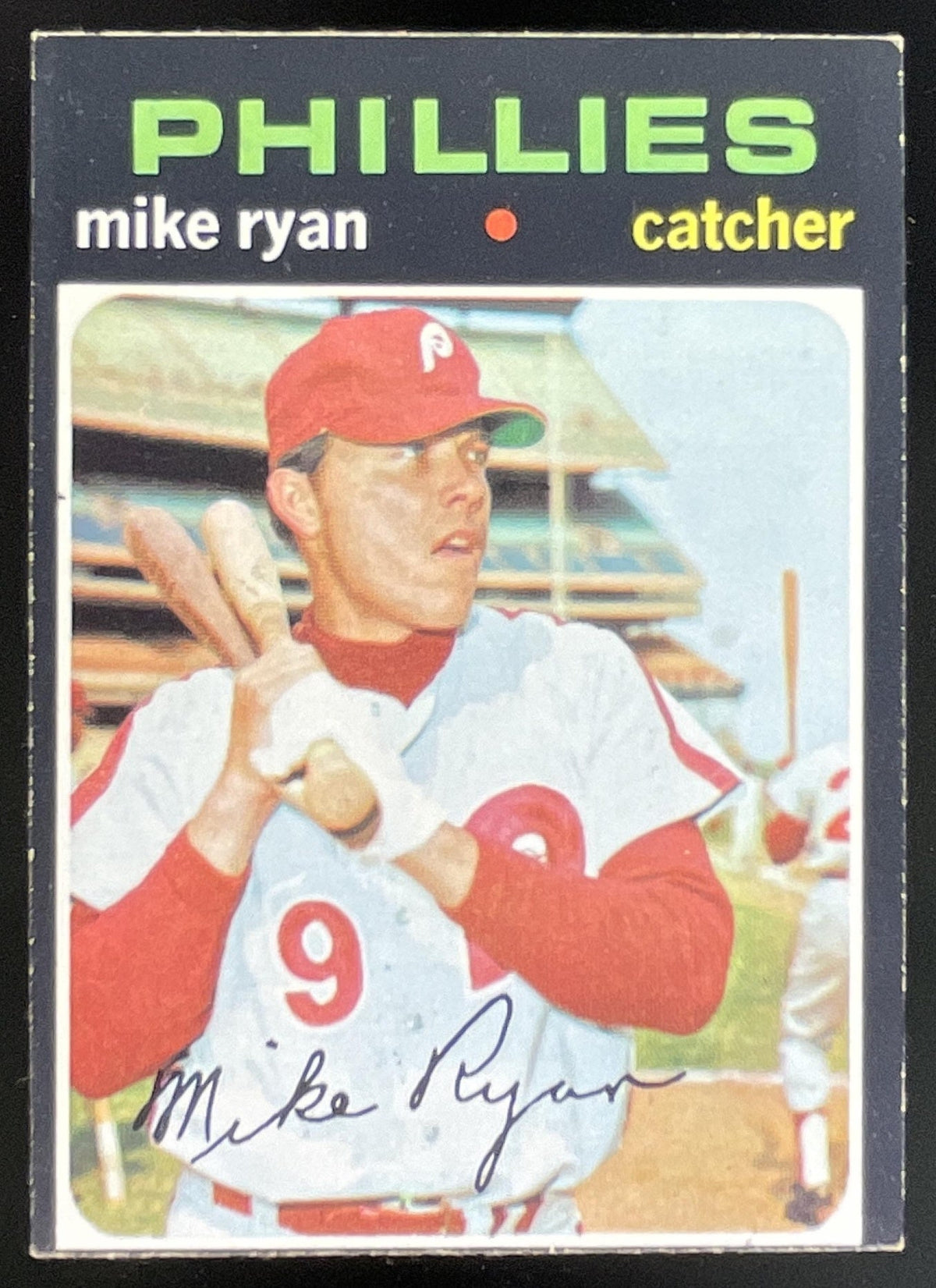 1971 Topps #533 Mike Ryan product image 1, provided for visual reference and product detail review