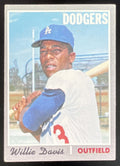 1970 Topps #390 Willie Davis product image 1, provided for visual reference and product detail review
