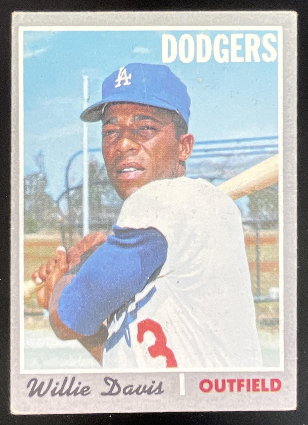 1970 Topps #390 Willie Davis product image 1, provided for visual reference and product detail review