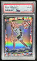 2025 Panini WNBA Prizm WNBA Logo Prizm #147 Paige Bueckers RC PSA 8 product image 1, provided for visual reference and