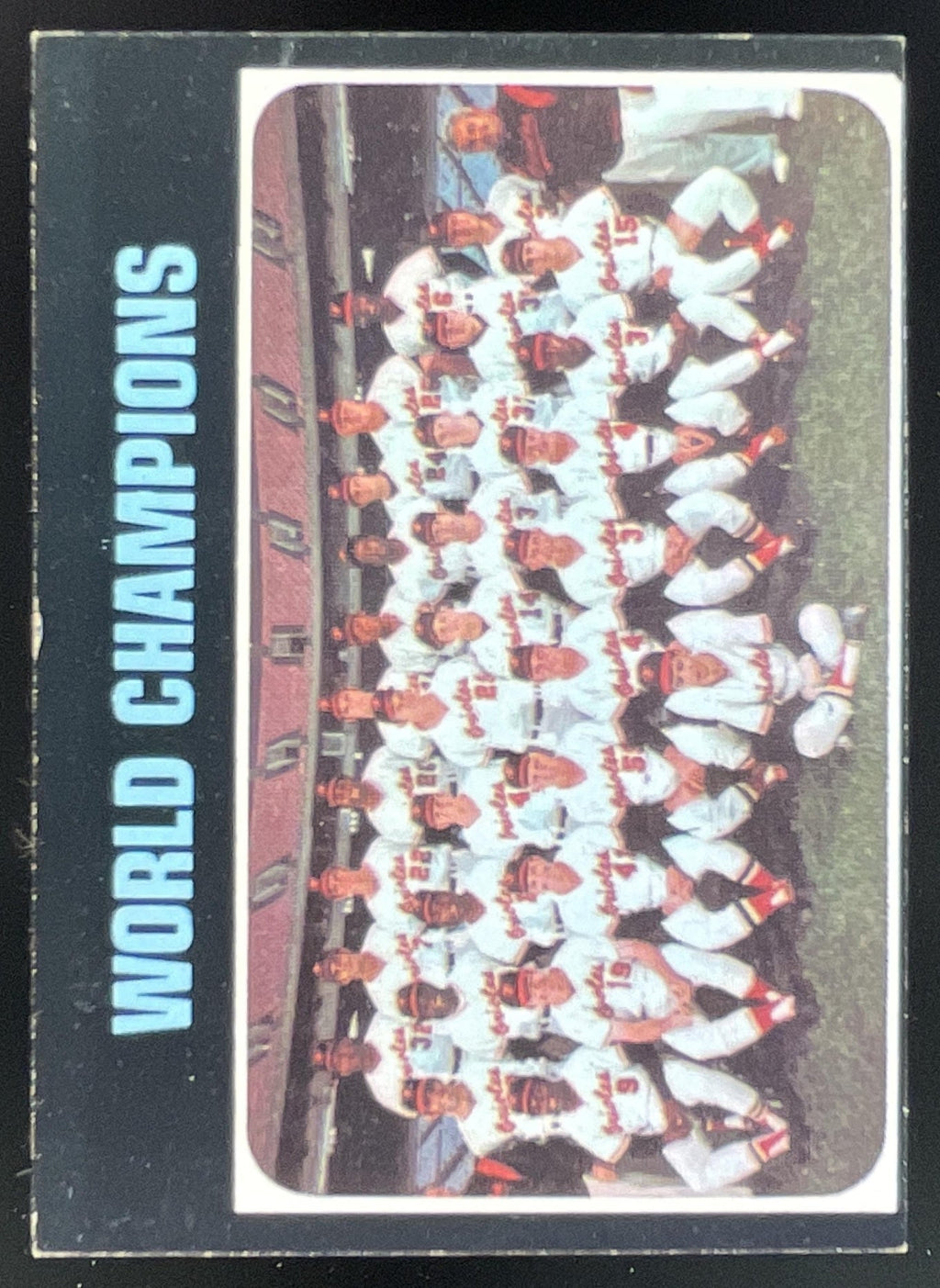 1971 Topps #1 1970 World Champions Baltimore Orioles product image 1, provided for visual reference and product detail review