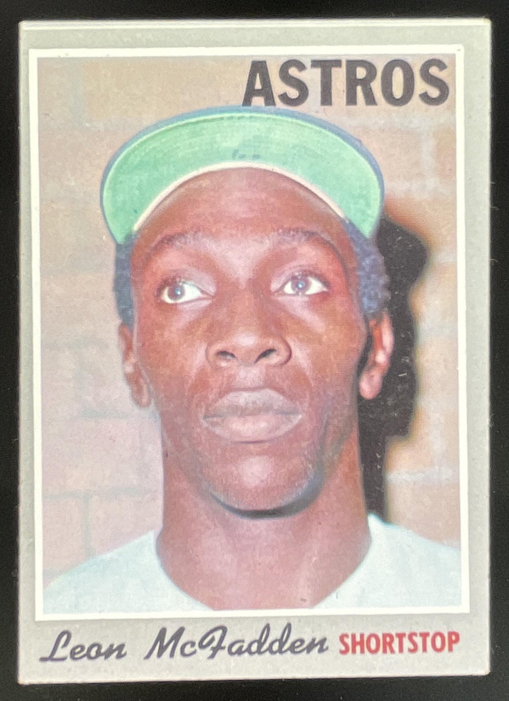 1970 Topps #672 Leon McFadden product image 1, provided for visual reference and product detail review