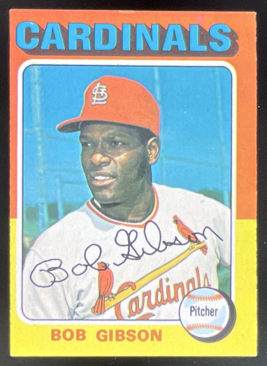 1975 Topps #150 Bob Gibson product image 1, provided for visual reference and product detail review