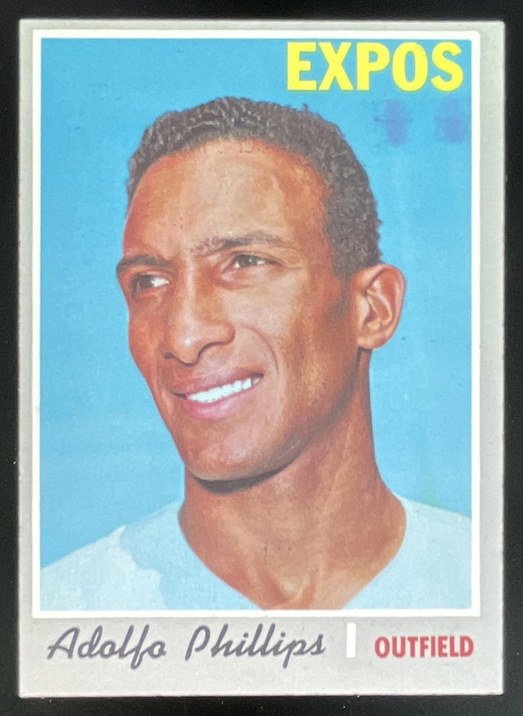 1970 Topps #666 Adolfo Phillips product image 1, provided for visual reference and product detail review