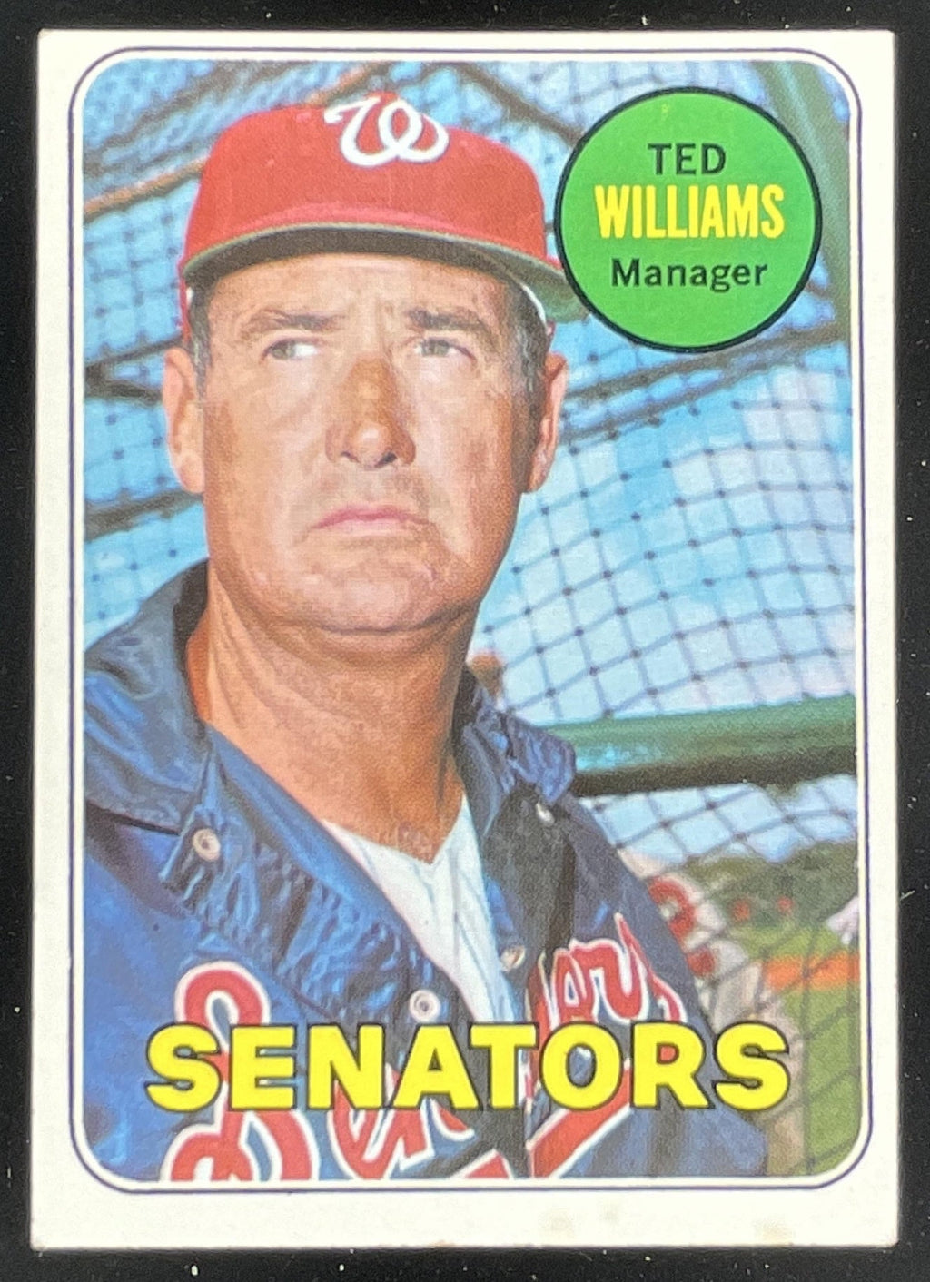 1969 Topps #650 Ted Williams product image 1, provided for visual reference and product detail review