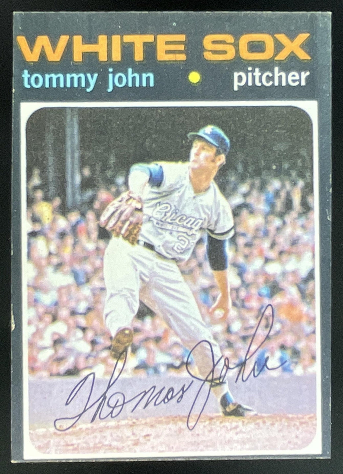 1971 Topps #520 Tommy John product image 1, provided for visual reference and product detail review