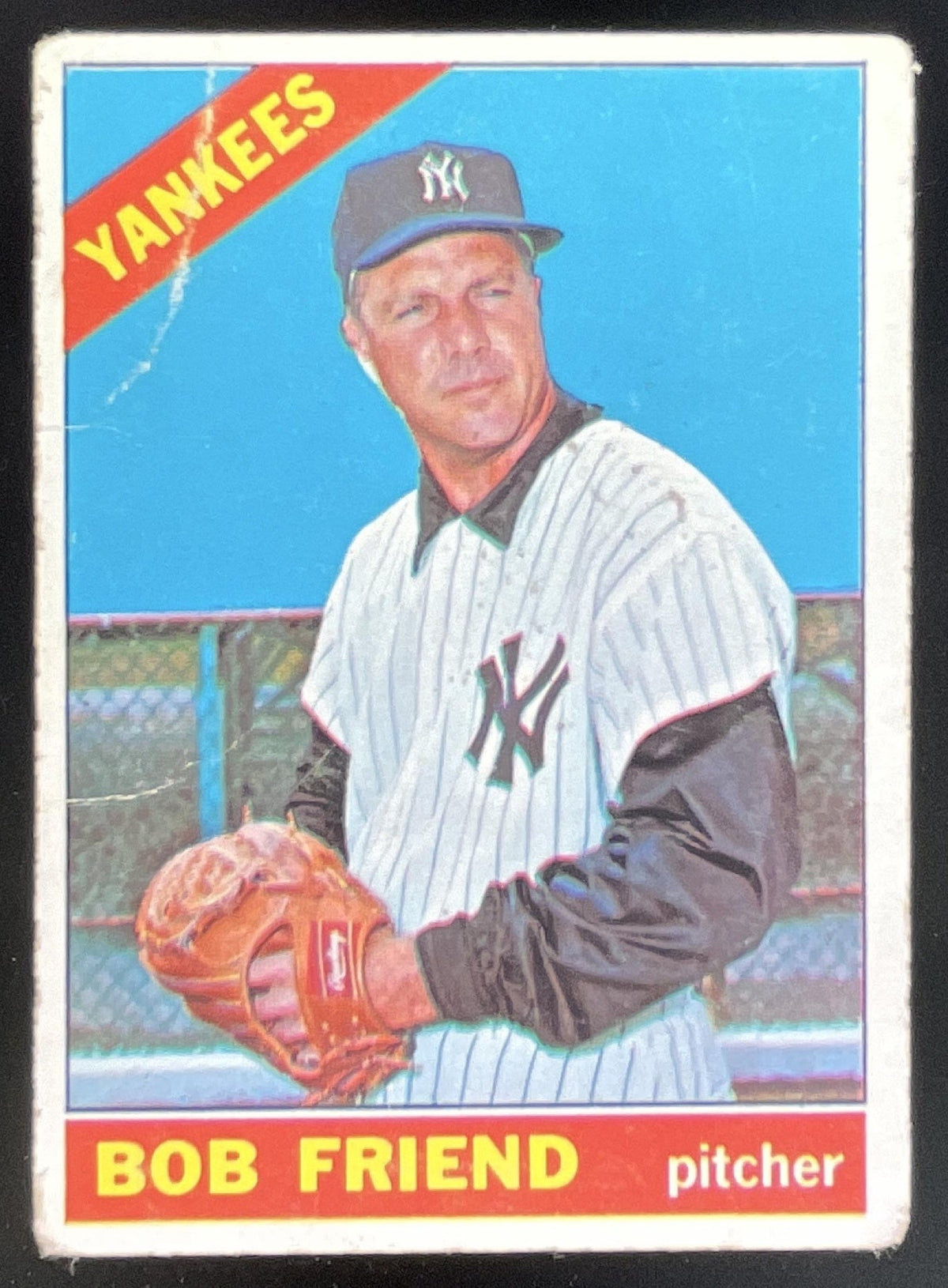 1966 Topps #519 Bob Friend product image 1, provided for visual reference and product detail review