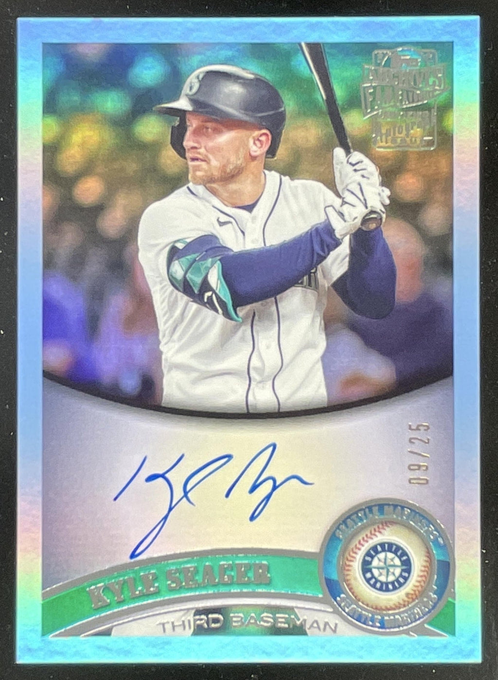 2025 Topps Archives 2011 Fan Favorites Blue #11FFA-KS Kyle Seager Auto /25 product image 1, provided for visual reference