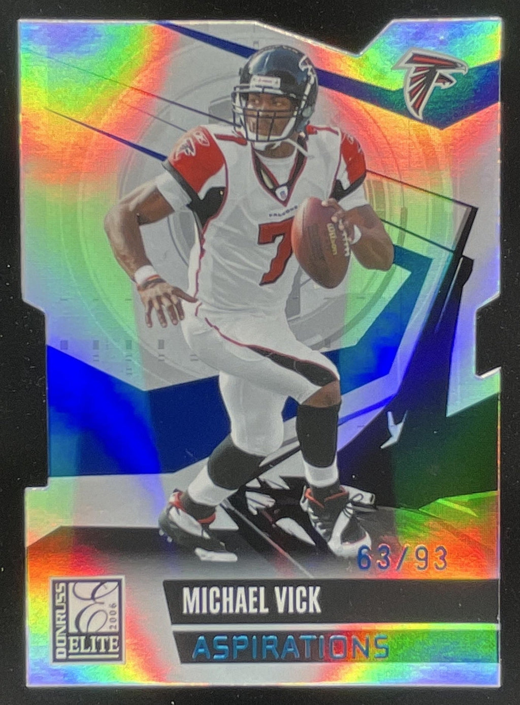 2006 Donruss Elite Aspirations #6 Michael Vick /93 product image 1, provided for visual reference and product detail review