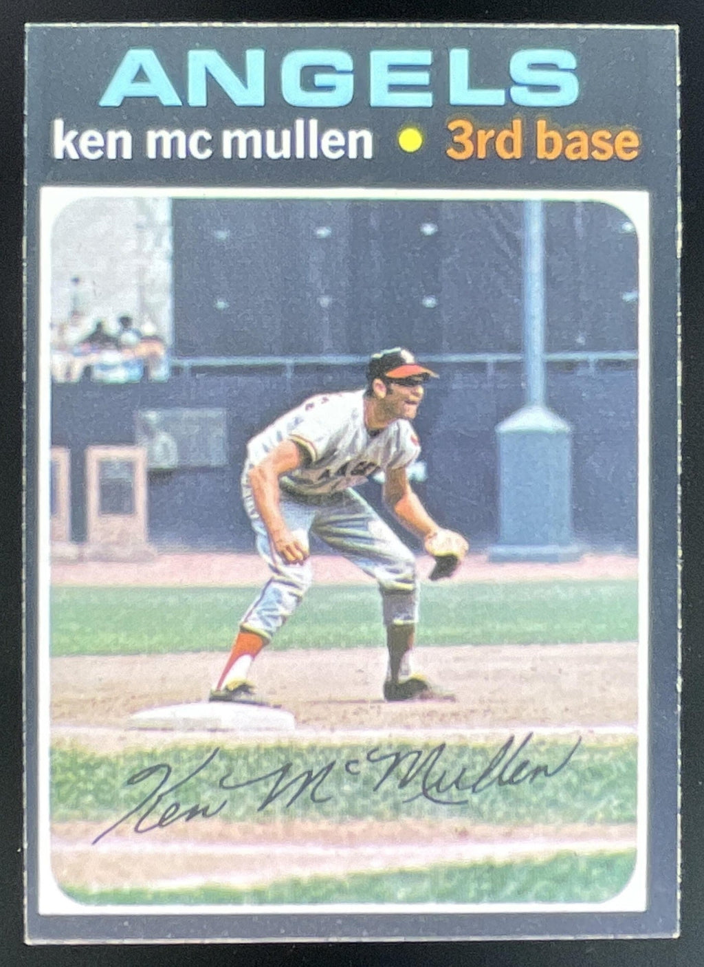 1971 Topps #485 Ken McMullen product image 1, provided for visual reference and product detail review