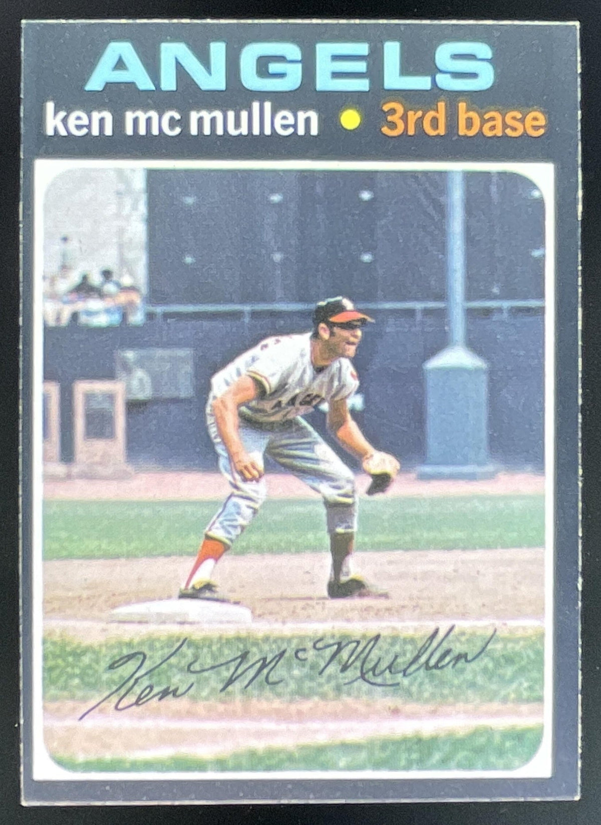 1971 Topps #485 Ken McMullen product image 1, provided for visual reference and product detail review