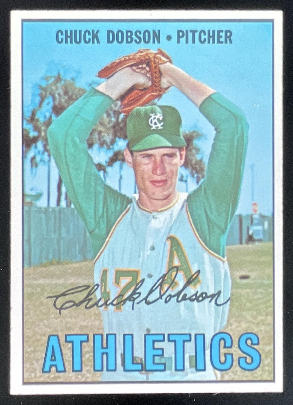 1967 Topps #438 Chuck Dobson product image 1, provided for visual reference and product detail review