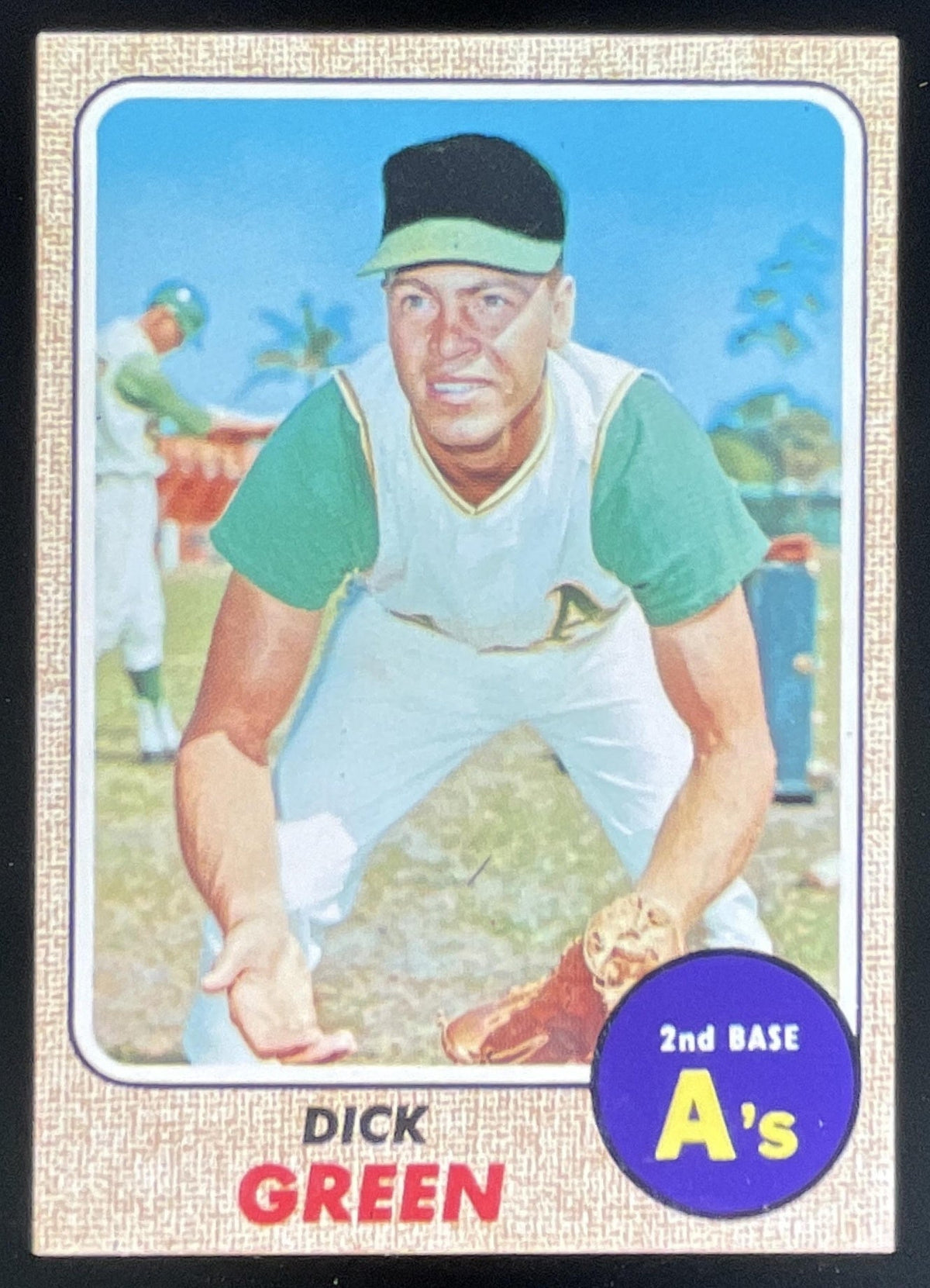 1968 Topps #303 Dick Green product image 1, provided for visual reference and product detail review