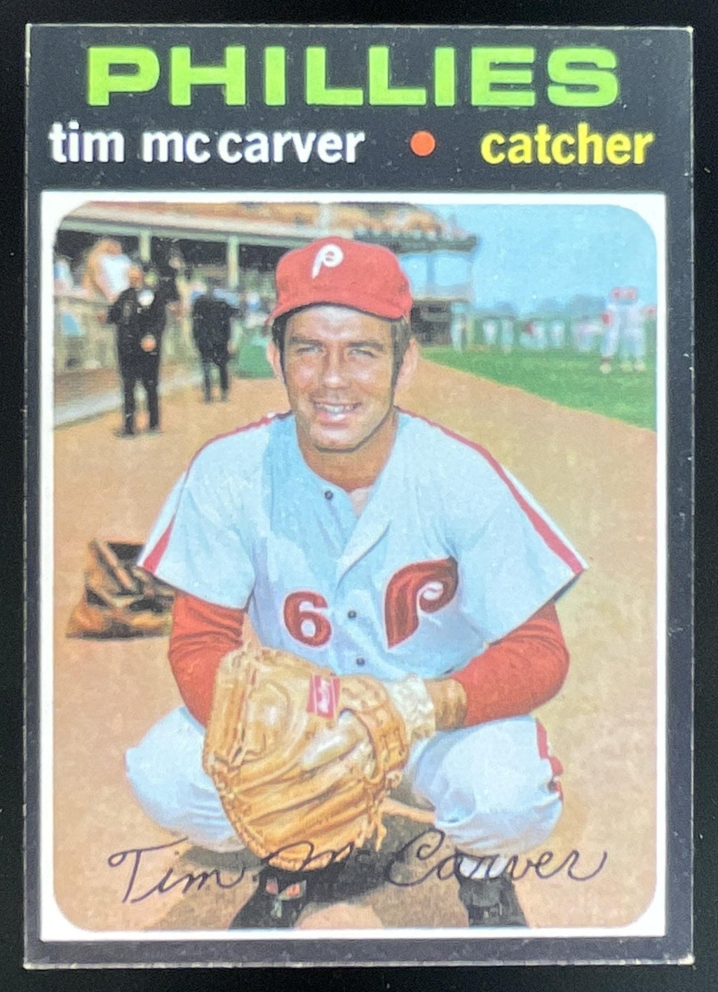 1971 Topps #465 Tim McCarver product image 1, provided for visual reference and product detail review