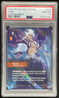 2026 League of Legends Spiritforged Overnumber #SFD-233* Yone Blademaster PSA 10 product image 1, provided for visual