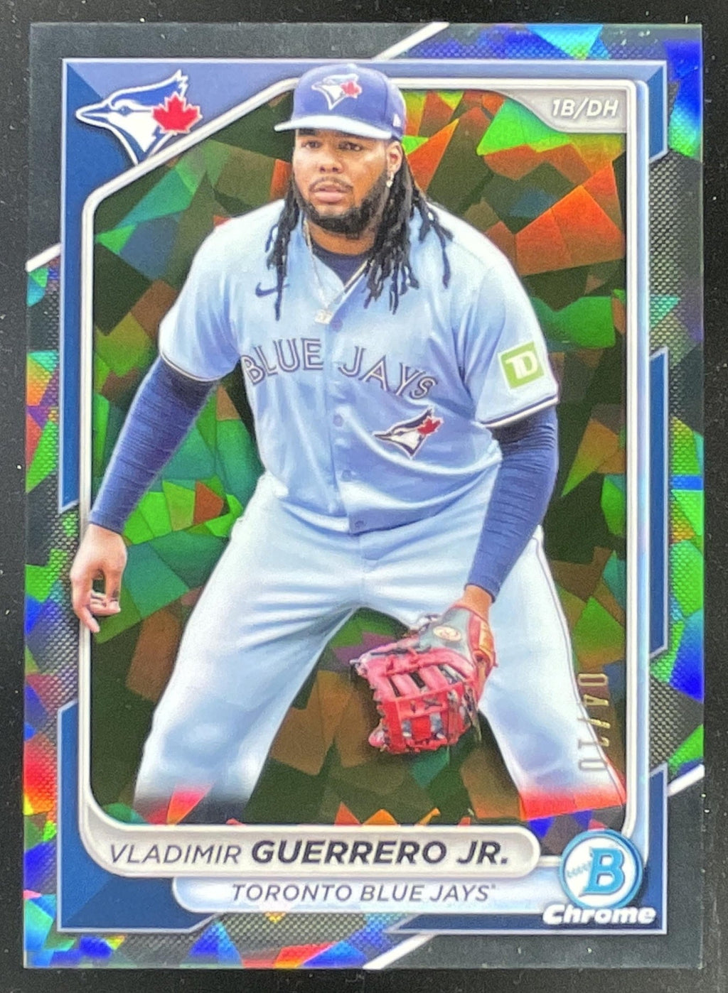 2024 Bowman Chrome Sapphire Black #30 Vladimir Guerrero Jr./10 product image 1, provided for visual reference and product