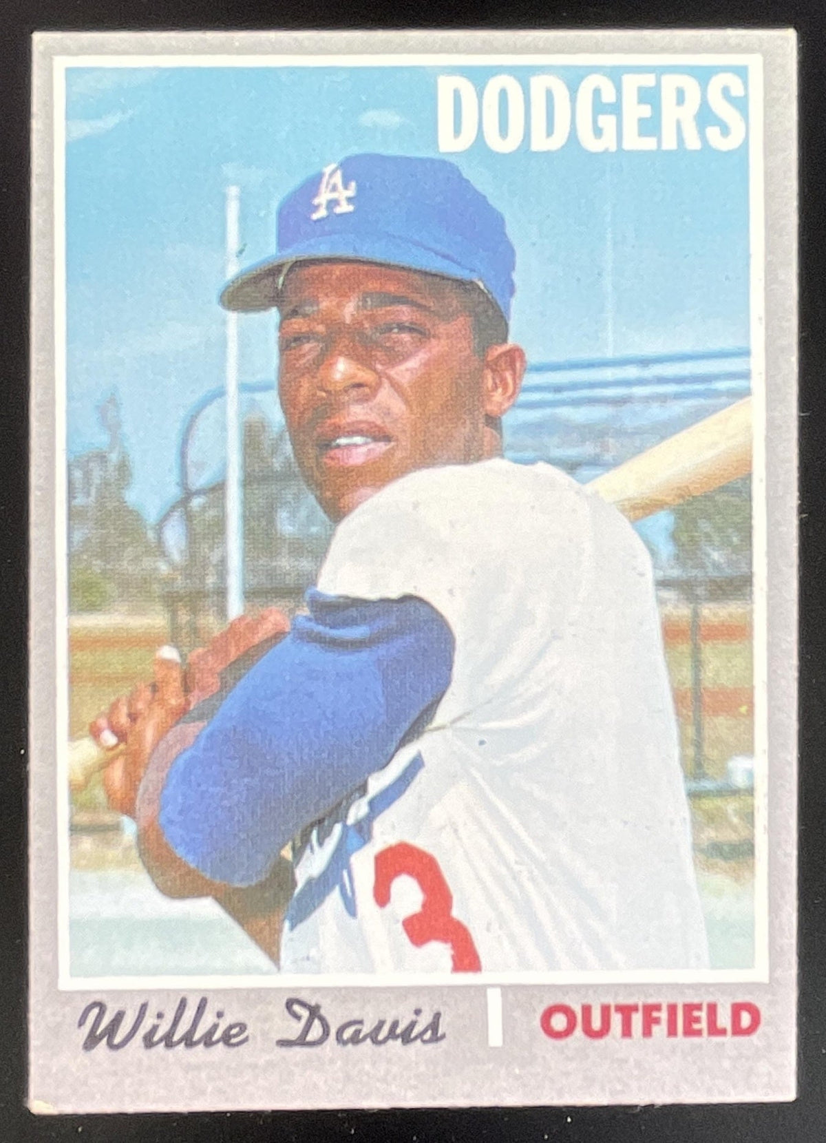 1970 Topps #390 Willie Davis product image 1, provided for visual reference and product detail review