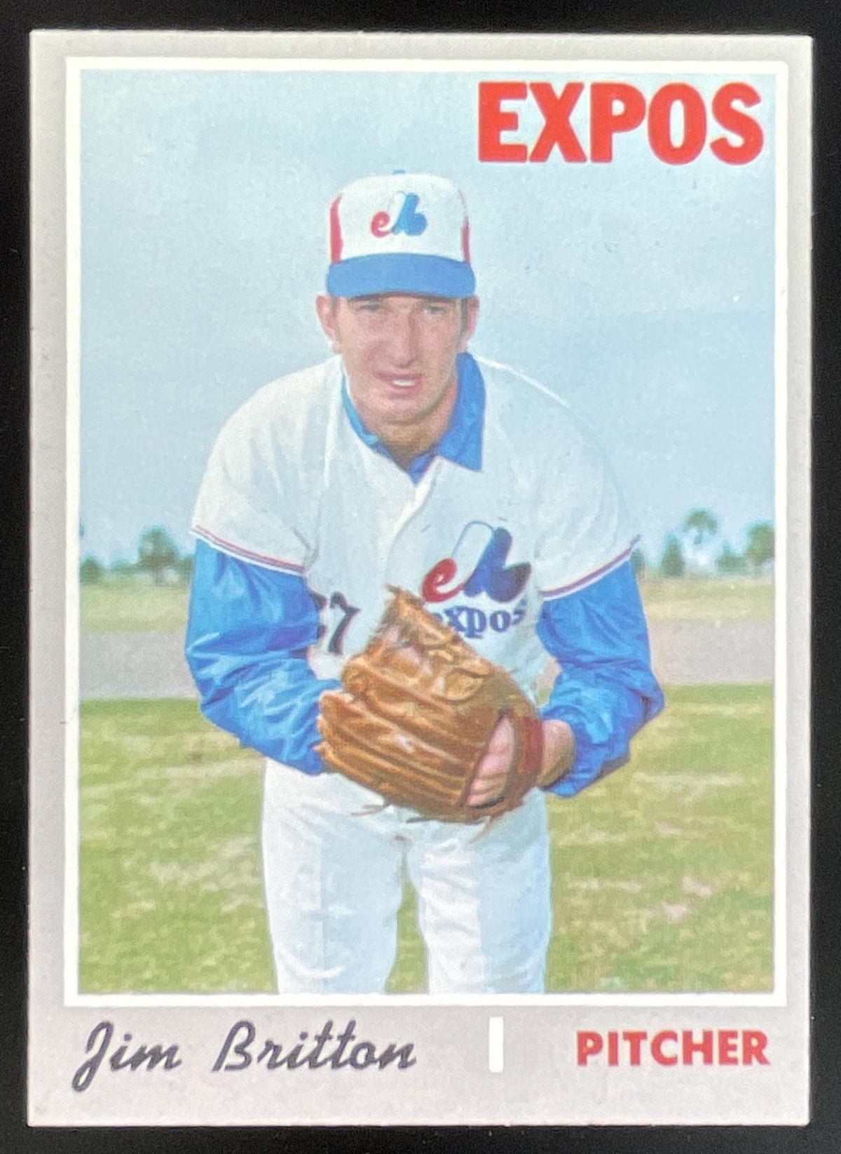 1970 Topps #646 Jim Britton product image 1, provided for visual reference and product detail review