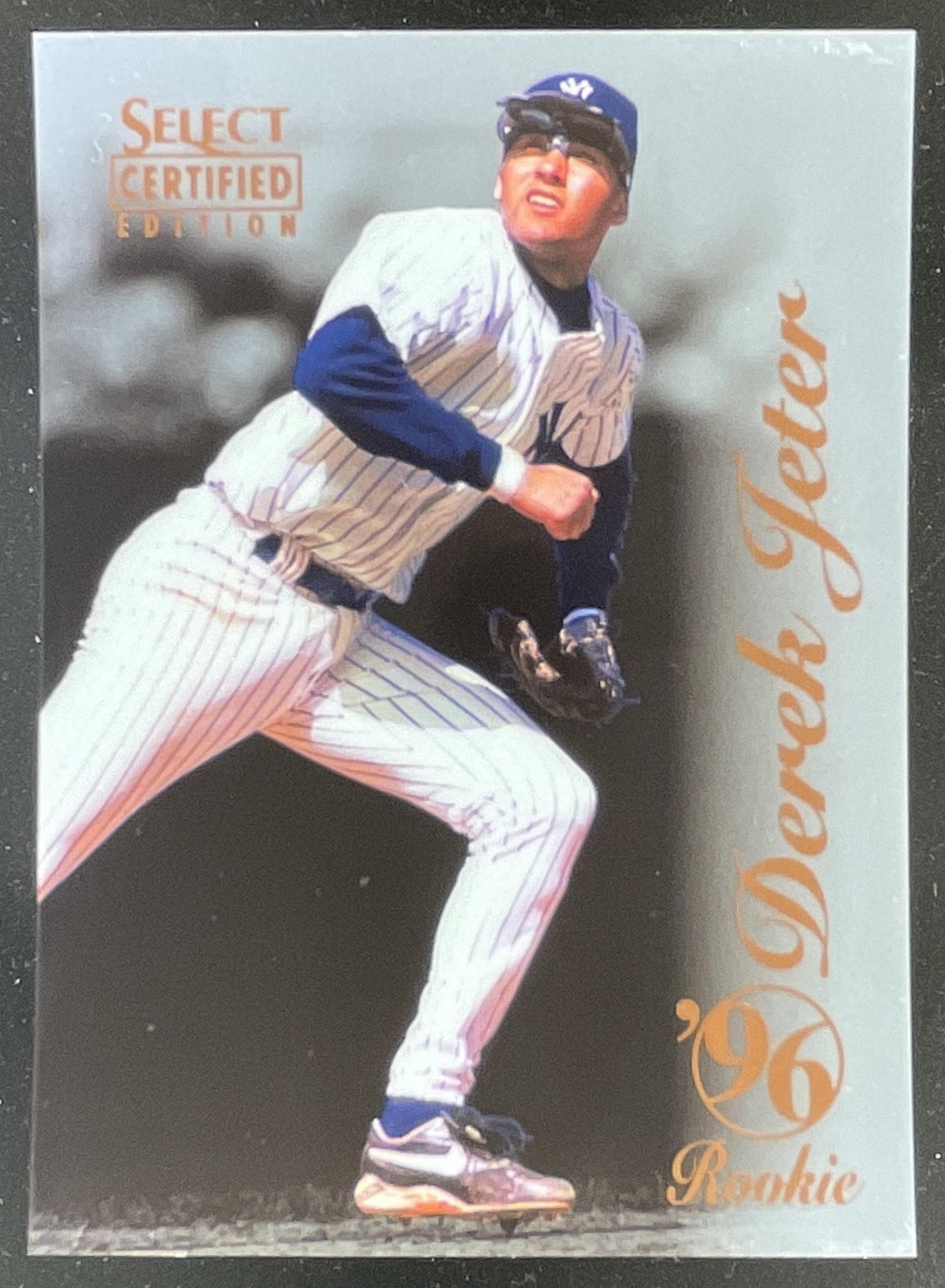 1996 Pinnacle Select Certified #100 Derek Jeter Rookie product image 1, provided for visual reference and product detail