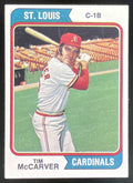 1974 Topps #520 Tim McCarver product image 1, provided for visual reference and product detail review