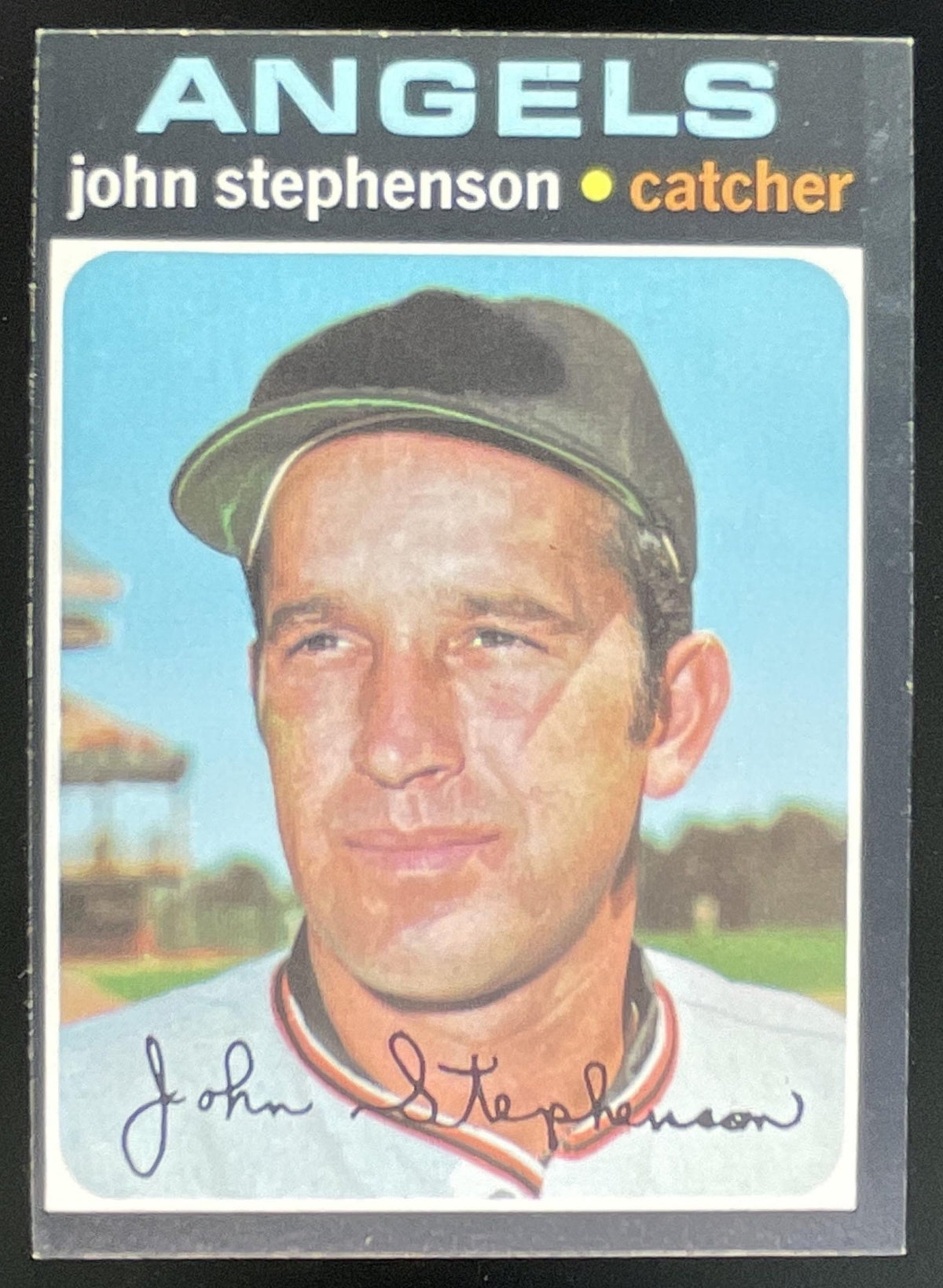 1971 Topps #421 John Stephenson product image 1, provided for visual reference and product detail review