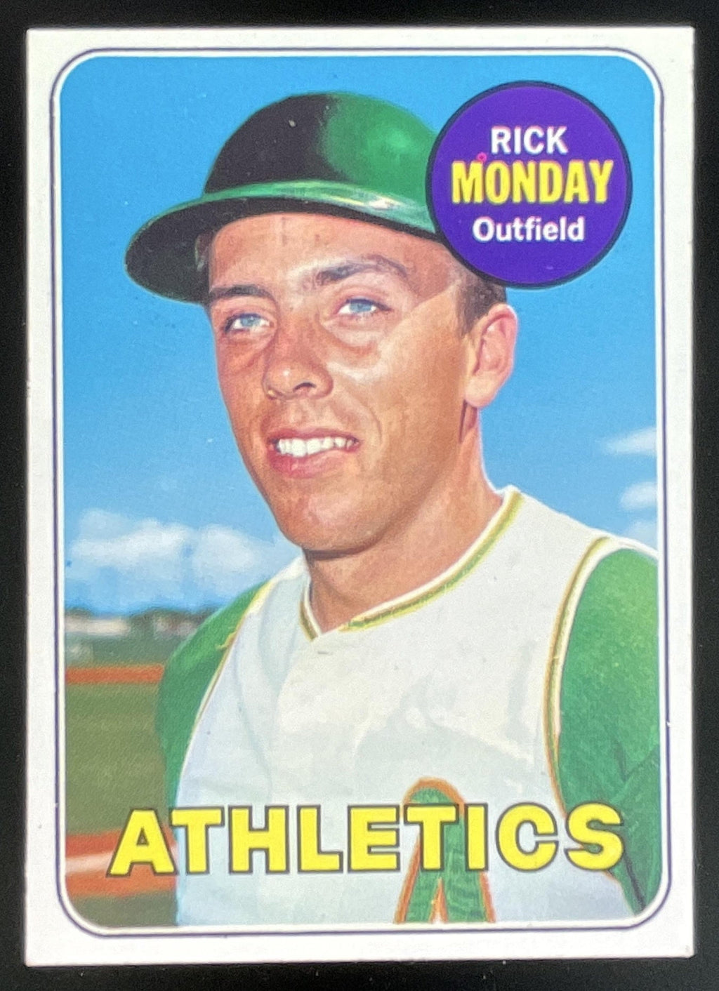1969 Topps #105 Rick Monday product image 1, provided for visual reference and product detail review