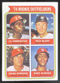 1974 Topps #601 1974 Ed Armbrister Rich Bladt Brian Downing Bake McBride RC product image 1, provided for visual reference