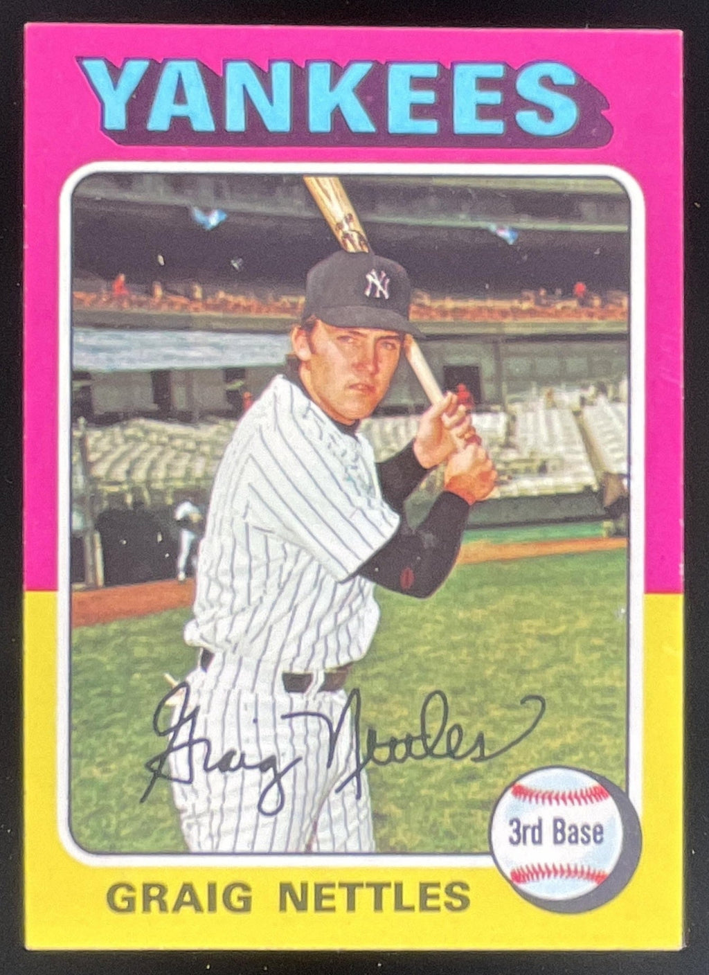 1975 Topps #160 Graig Nettles product image 1, provided for visual reference and product detail review