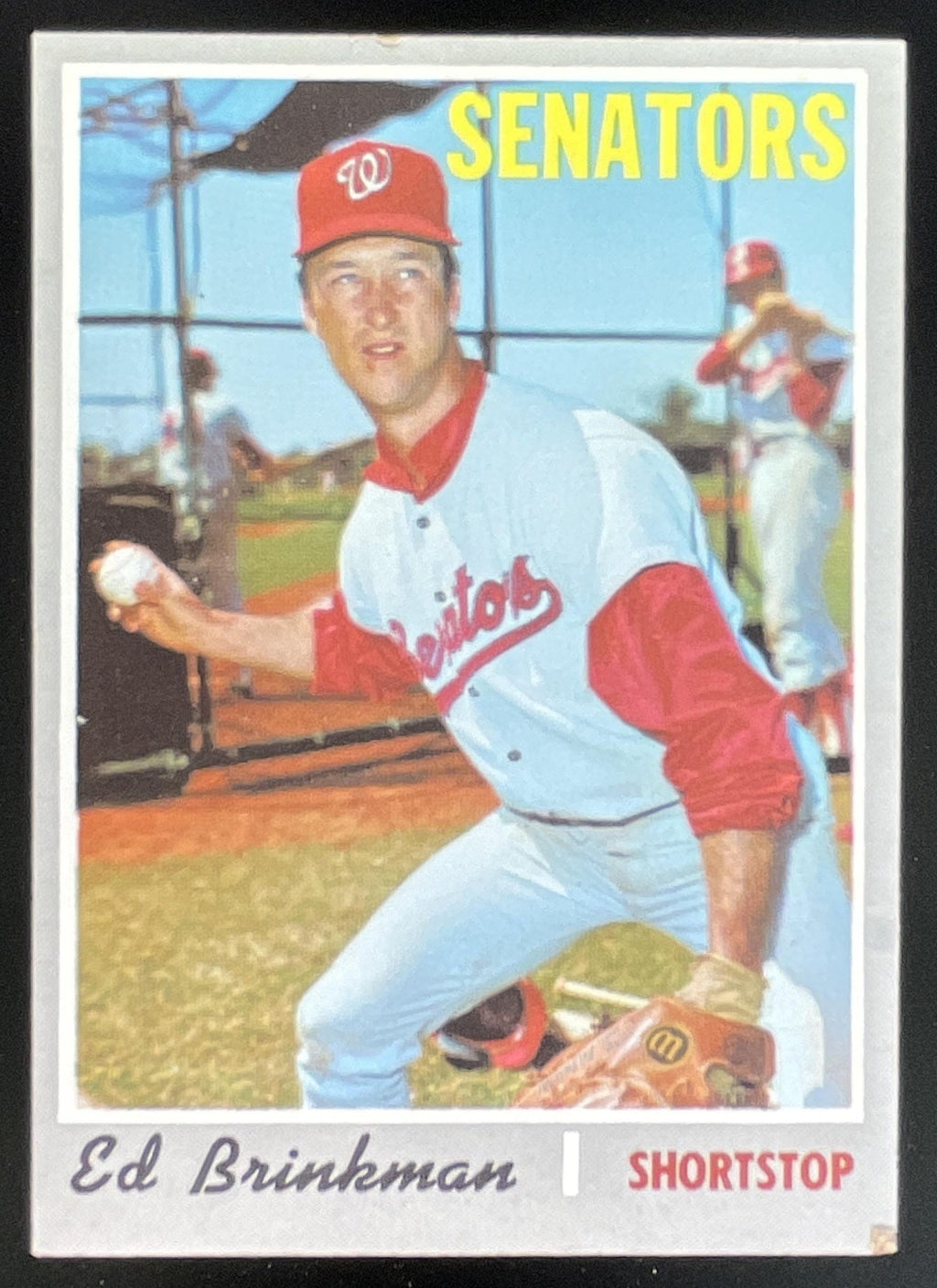 1970 Topps #711 Ed Brinkman product image 1, provided for visual reference and product detail review