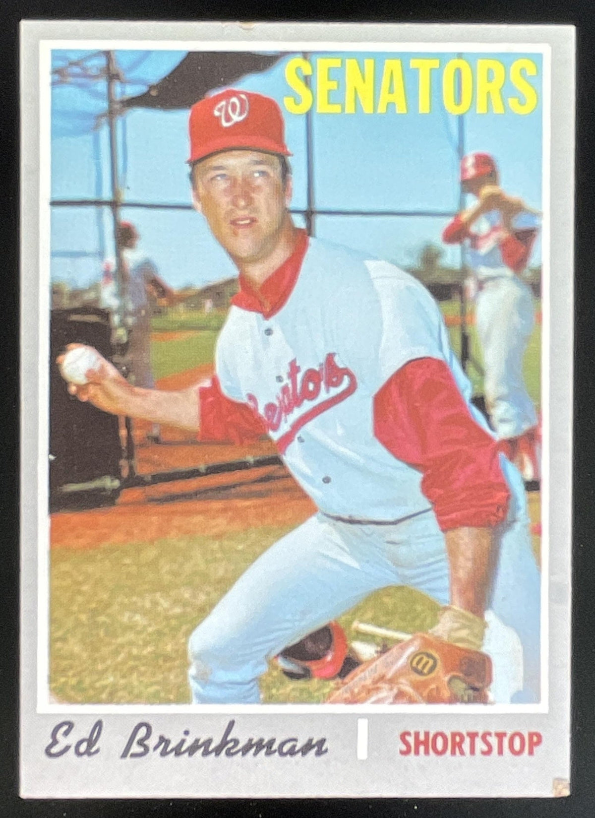 1970 Topps #711 Ed Brinkman product image 1, provided for visual reference and product detail review