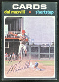 1971 Topps #476 Dal Maxvill product image 1, provided for visual reference and product detail review