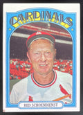 1972 Topps #67 Red Schoendienst product image 1, provided for visual reference and product detail review