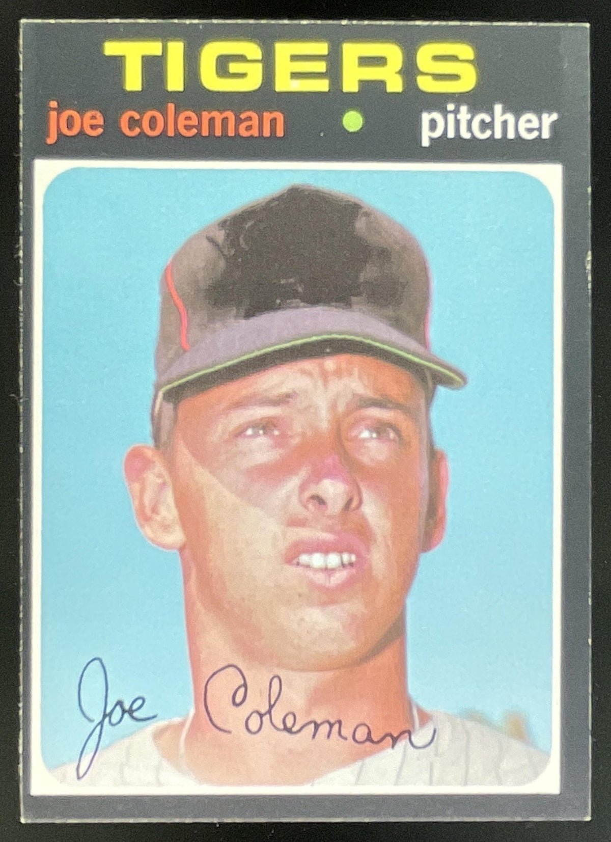 1971 Topps #403 Joe Coleman product image 1, provided for visual reference and product detail review