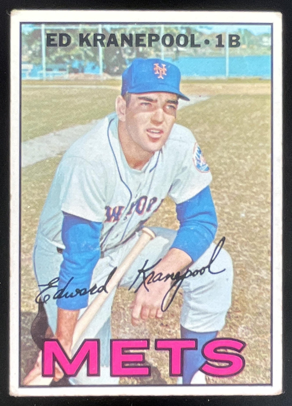 1967 Topps #452 Ed Kranepool product image 1, provided for visual reference and product detail review