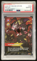 2026 Riftbound SFD #243 Rek'Sai Overnumber PSA 10 product image 1, provided for visual reference and product detail review