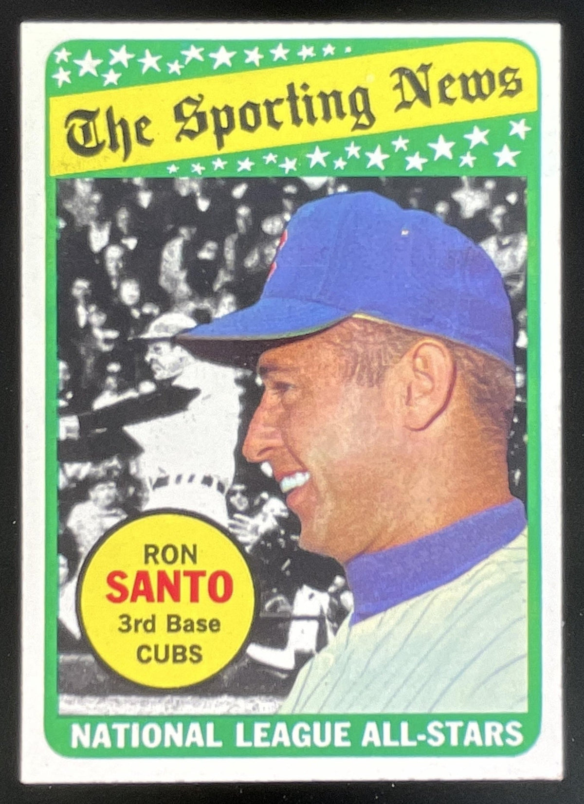 1969 Topps #420 Ron Santo All-Star product image 1, provided for visual reference and product detail review