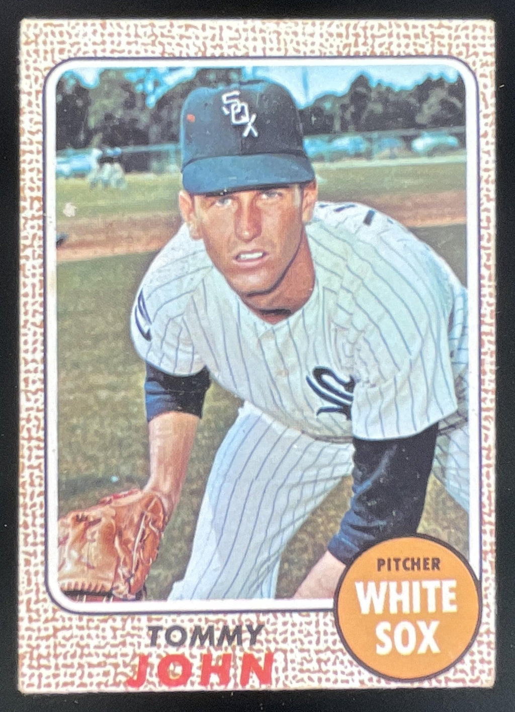 1968 Topps #72 Tommy John product image 1, provided for visual reference and product detail review