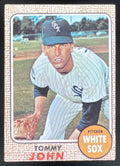 1968 Topps #72 Tommy John product image 1, provided for visual reference and product detail review