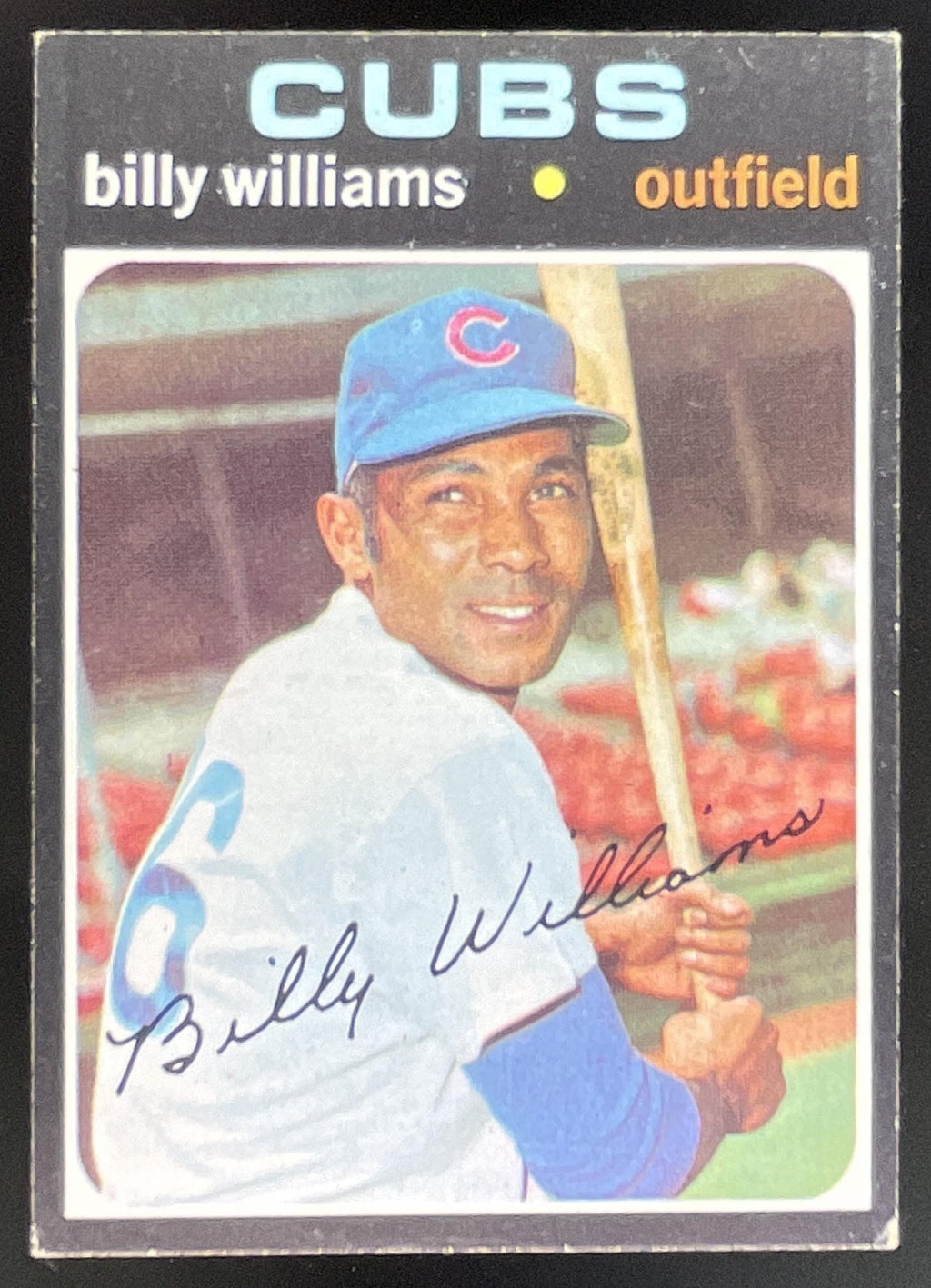 1971 Topps #350 Billy Williams product image 1, provided for visual reference and product detail review