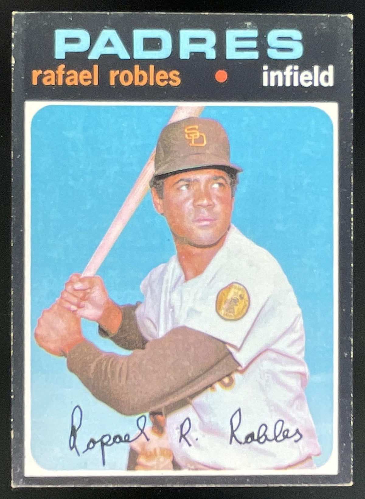 1971 Topps #408 Rafael Robles product image 1, provided for visual reference and product detail review