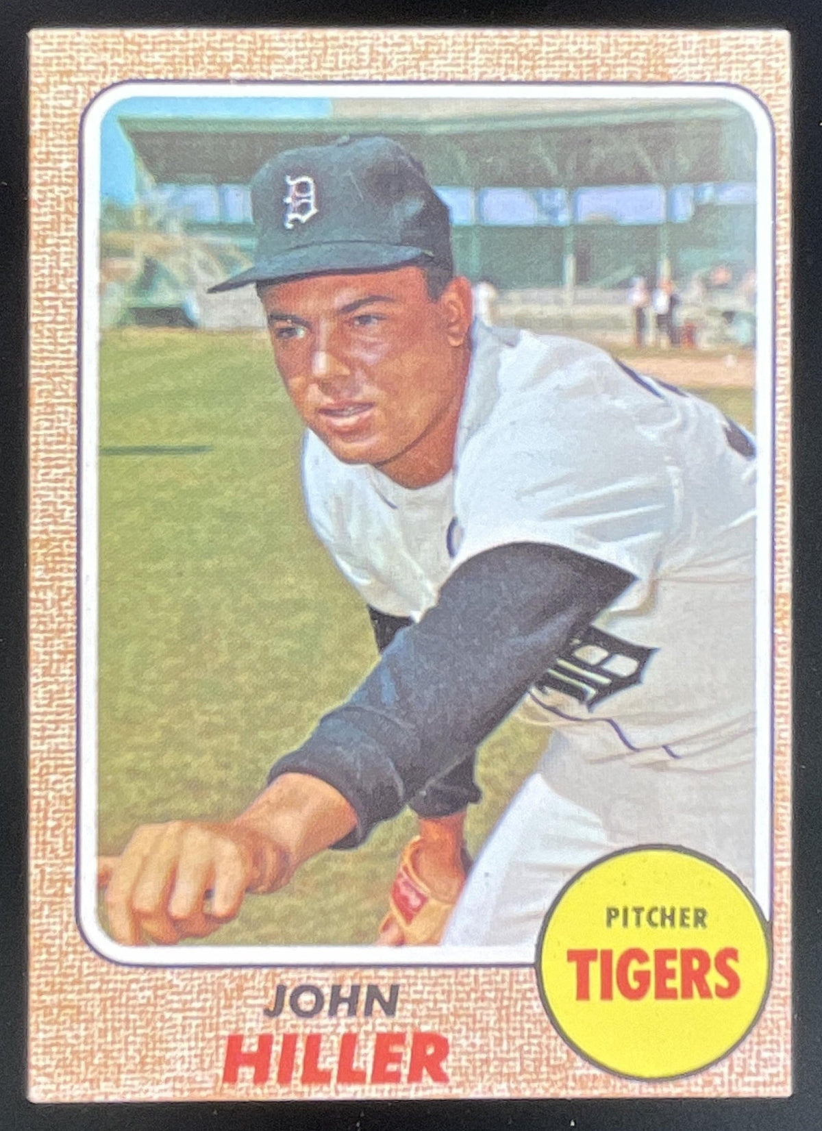 1968 Topps #307 John Hiller product image 1, provided for visual reference and product detail review