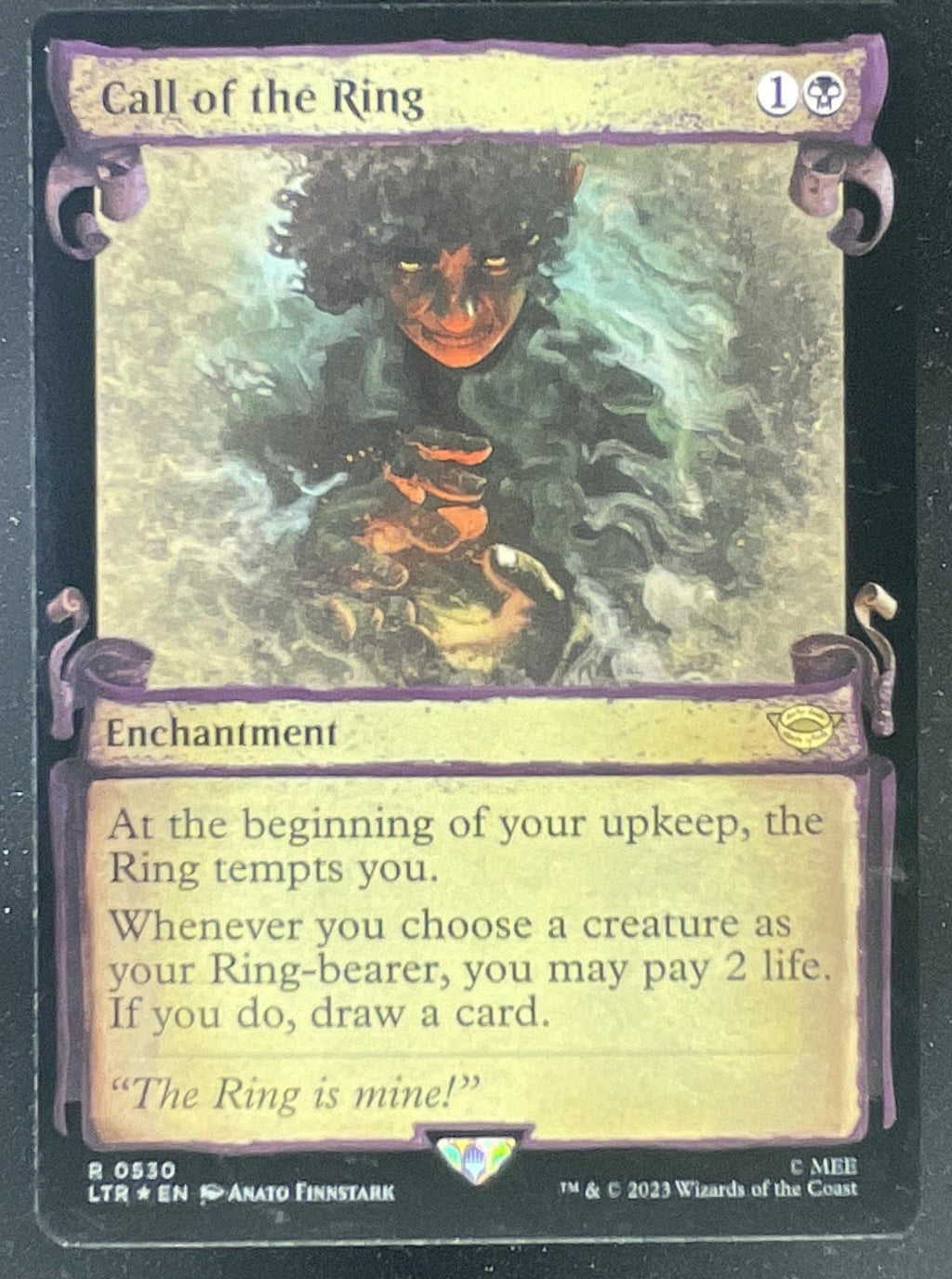 2023 Magic The Gathering The Lord of the Rings Tales Foil #0530 Call of the Ring product image 1, provided for visual