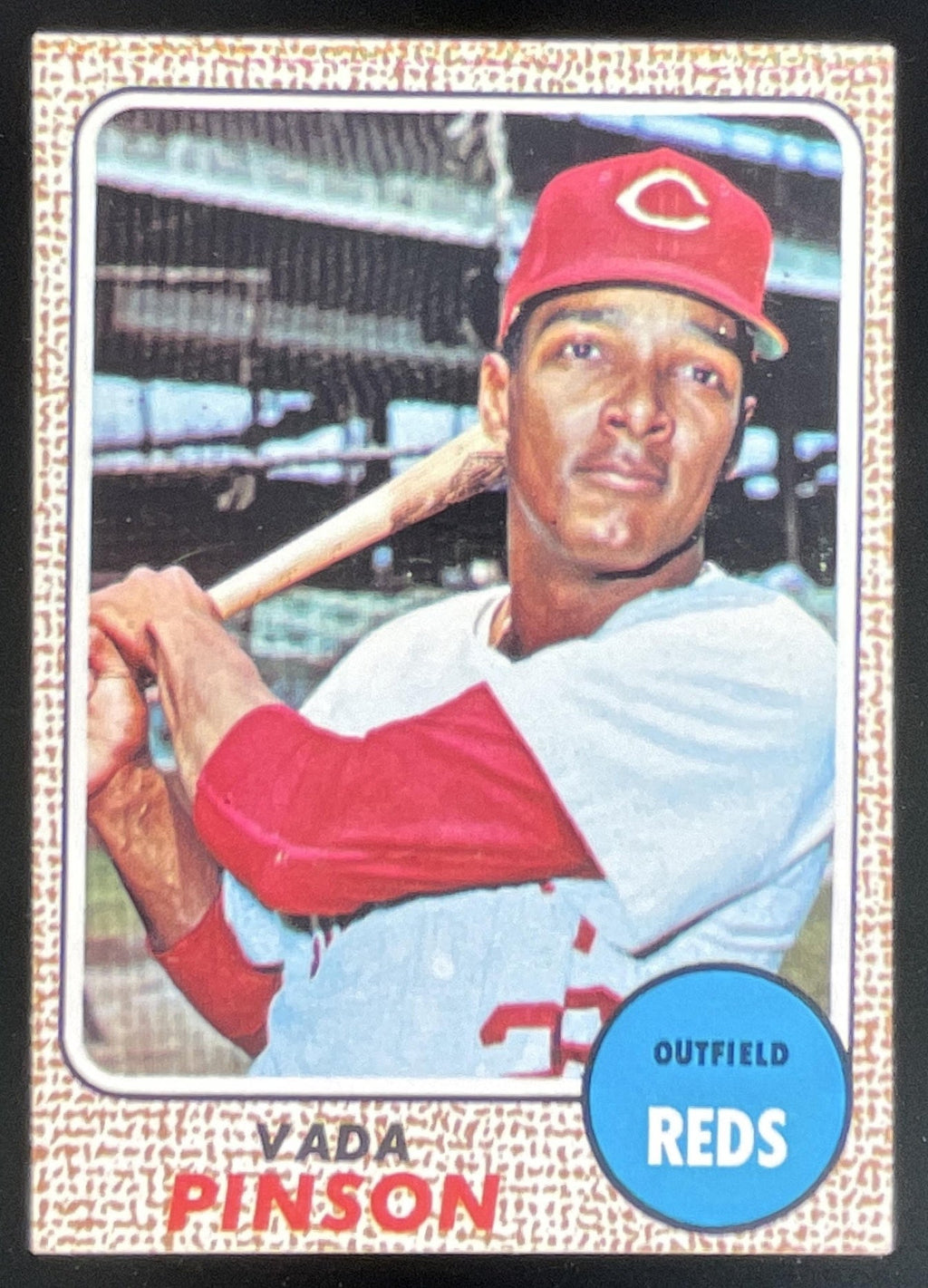 1968 Topps #90 Vada Pinson product image 1, provided for visual reference and product detail review