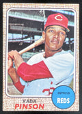 1968 Topps #90 Vada Pinson product image 1, provided for visual reference and product detail review