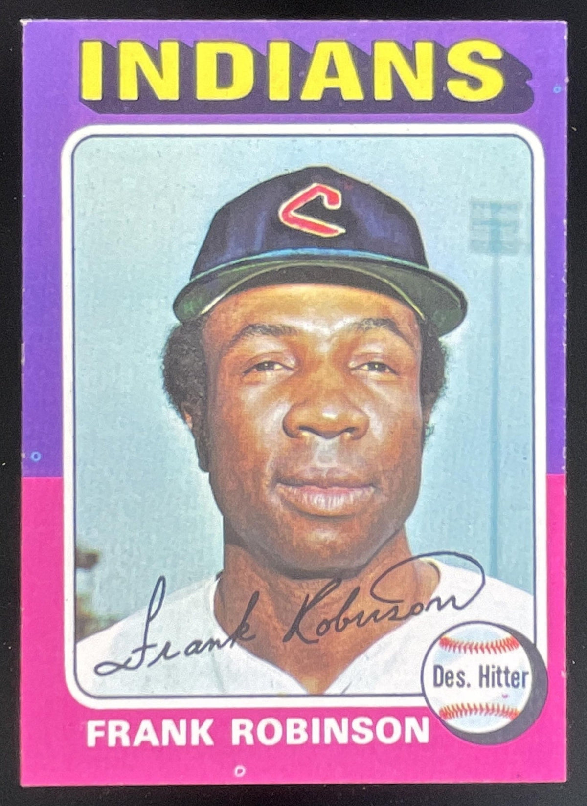 1975 Topps #580 Frank Robinson product image 1, provided for visual reference and product detail review
