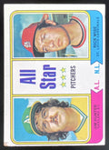 1974 Topps #339 All-Star Pitchers Jim Hunter Rick Wise All-Star product image 1, provided for visual reference and product