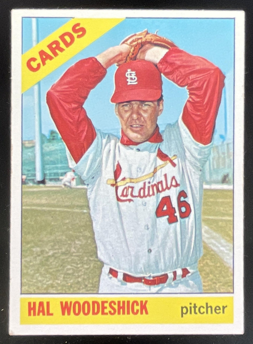 1966 Topps #514 Hal Woodeshick product image 1, provided for visual reference and product detail review