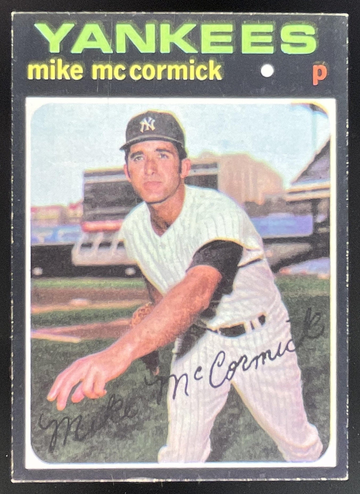 1971 Topps #438 Mike McCormick product image 1, provided for visual reference and product detail review