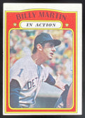 1972 Topps #34 Billy Martin product image 1, provided for visual reference and product detail review